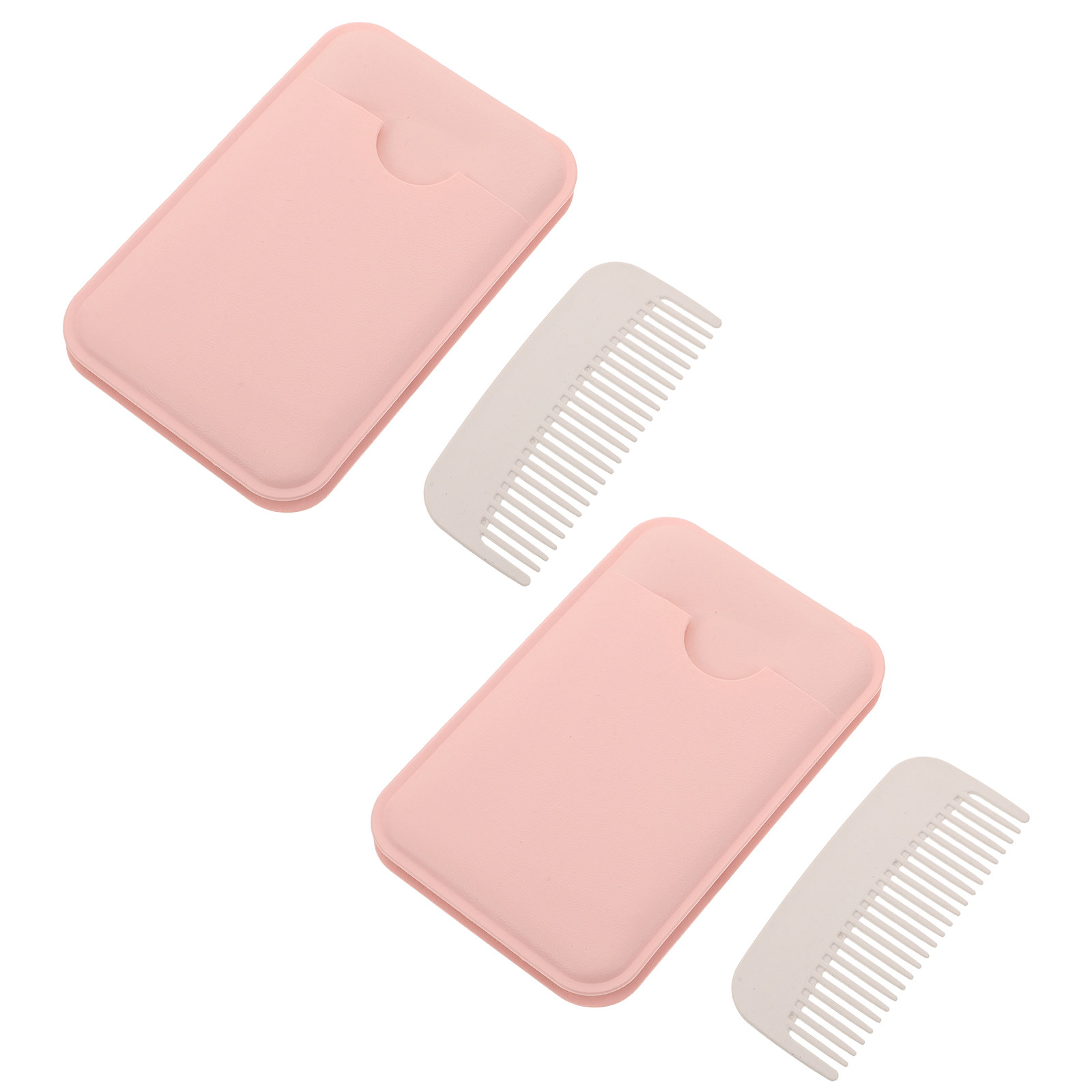 2Pcs Folding Mirror Comb Set S - Beauty Makeup Vanity Set review and price