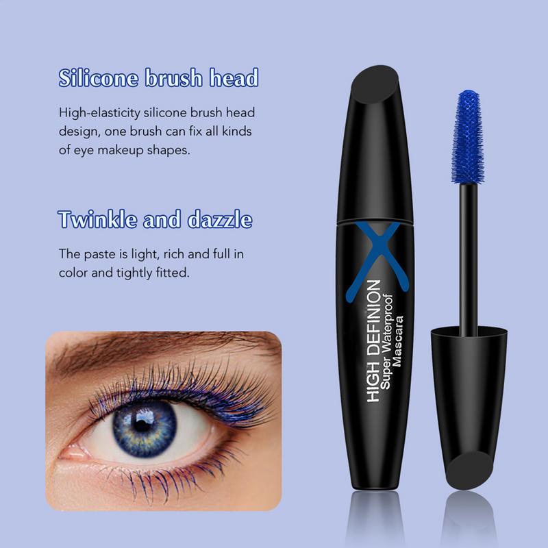 Blue Mascara for Eyelashes Vol - Waterproof Mascara Wand review and price