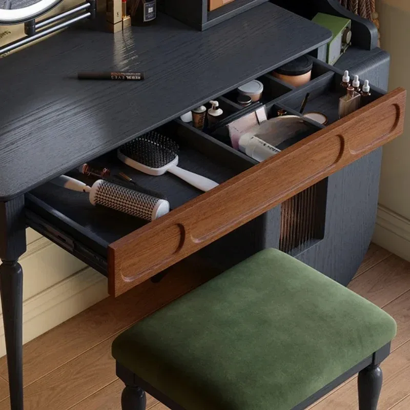 +Organizer Black Vanity Table  - Beauty Makeup Vanity Set review and price