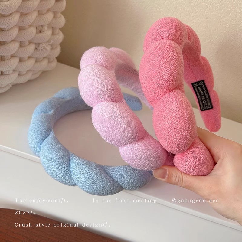 Retro Puffy Hair Band Sponge H - Beauty Makeup Women review and price