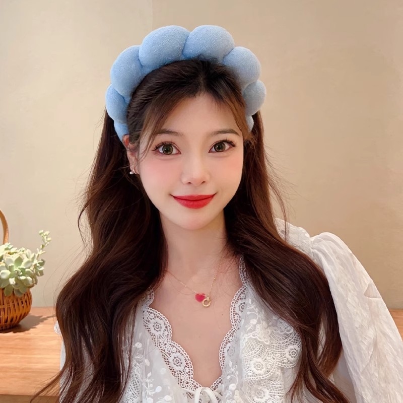 Retro Puffy Hair Band Sponge H - Beauty Makeup Women review and price