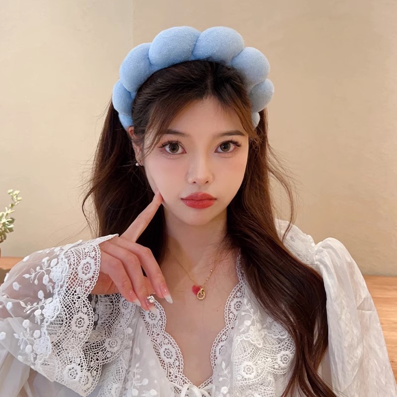 Retro Puffy Hair Band Sponge H - Beauty Makeup Women review and price
