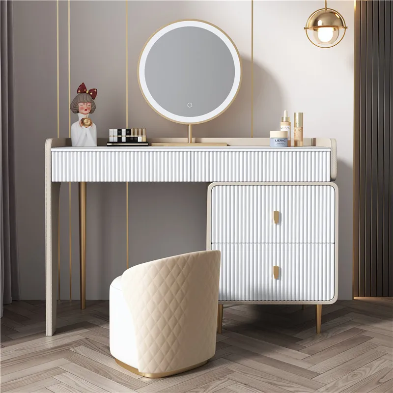 Desk Makeup Table Drawers Mirr - Beauty Without Makeup review and price