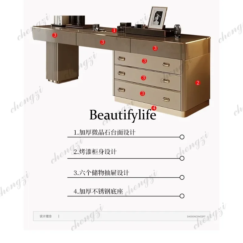 E182 Full Set Wooden Vanity Ta - Beauty Makeup Vanity Set review and price