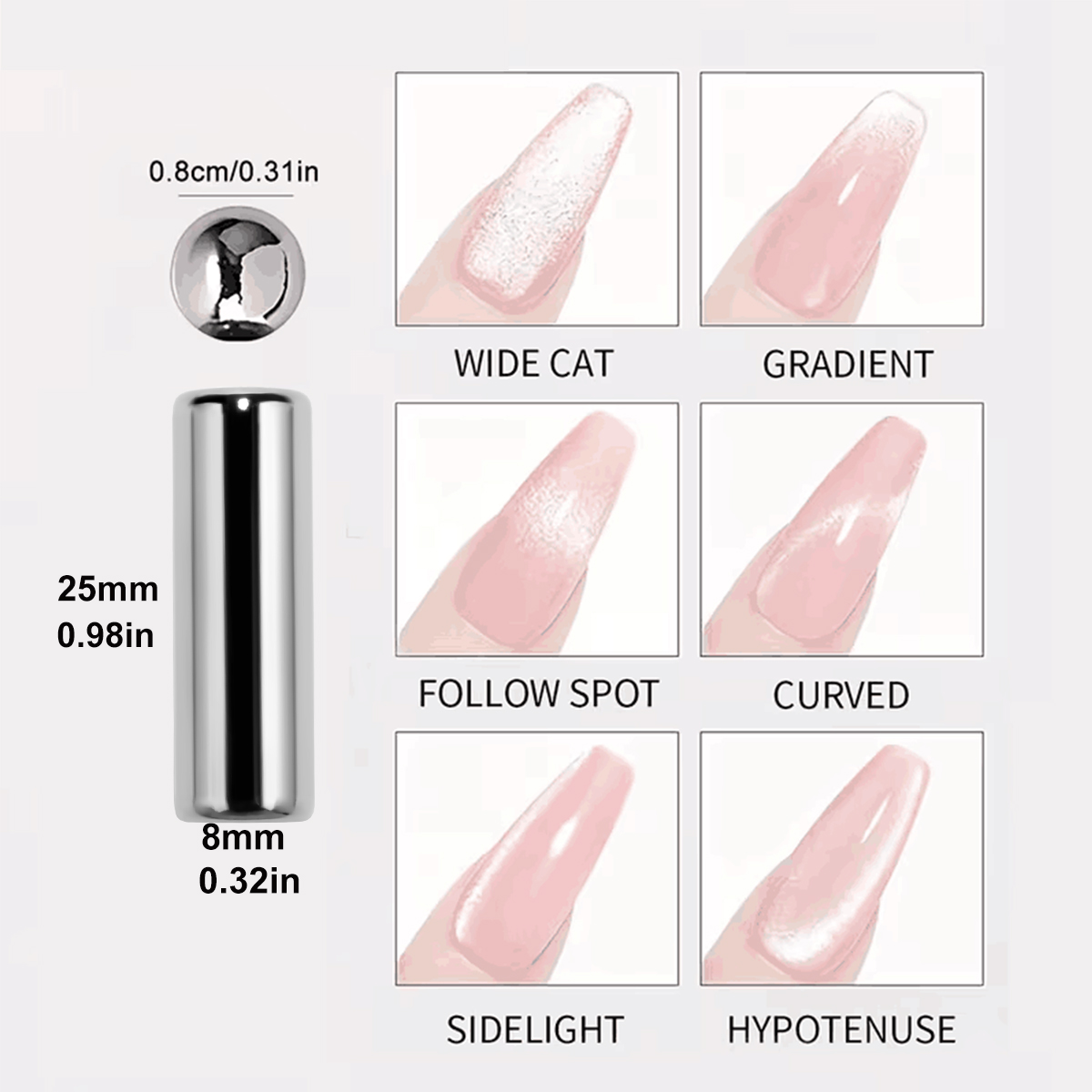 2pcs Magnet Steel Ball Nail Ar - Contour Palette Stick review and price