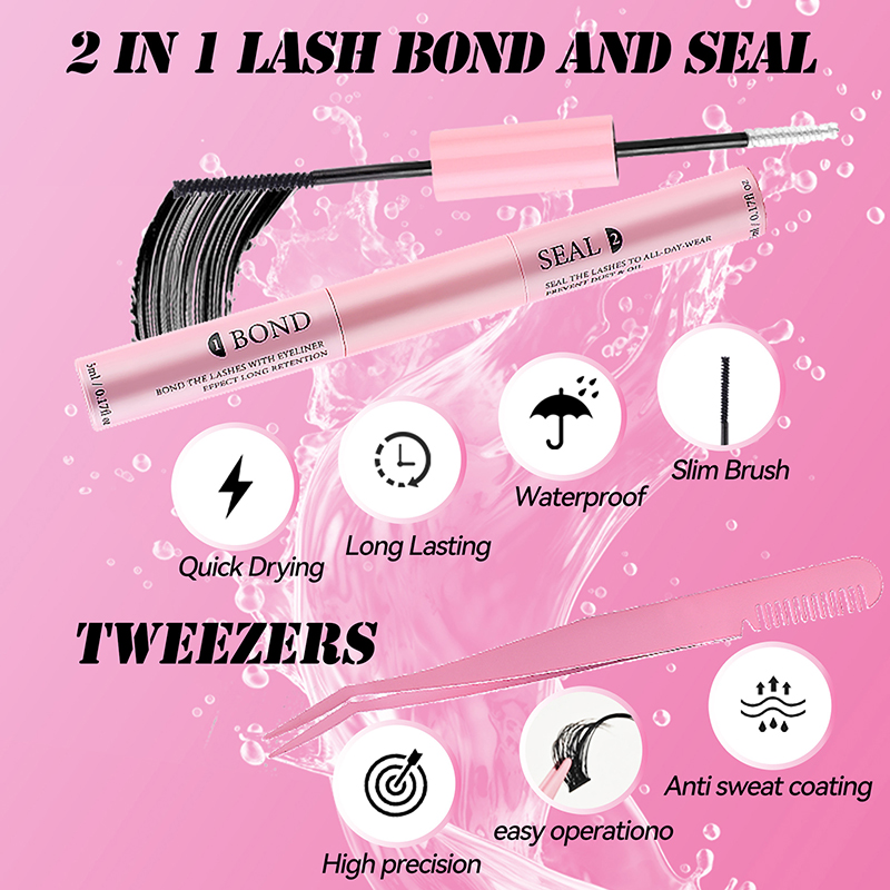 Double Ended Eyelash Bond And  - Waterproof Mascara Wand review and price