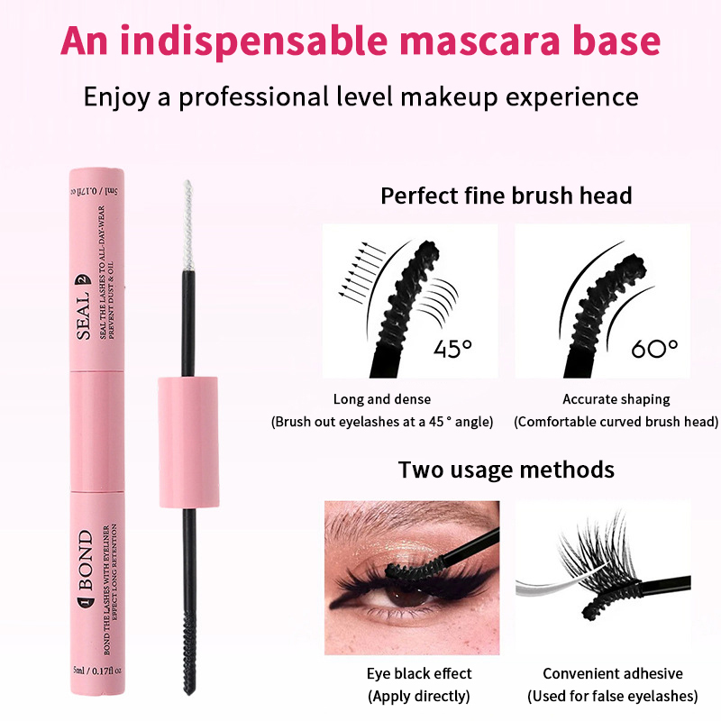 Double Ended Eyelash Bond And  - Waterproof Mascara Wand review and price