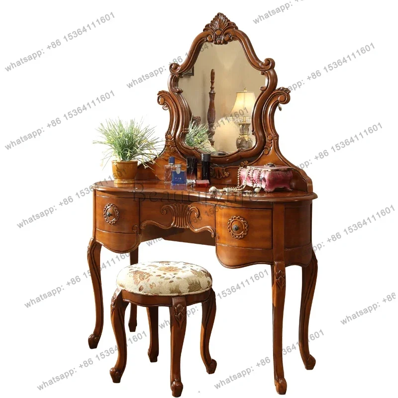 yj9 Brown Storage Vanity Table - Beauty Makeup Vanity Set review and price