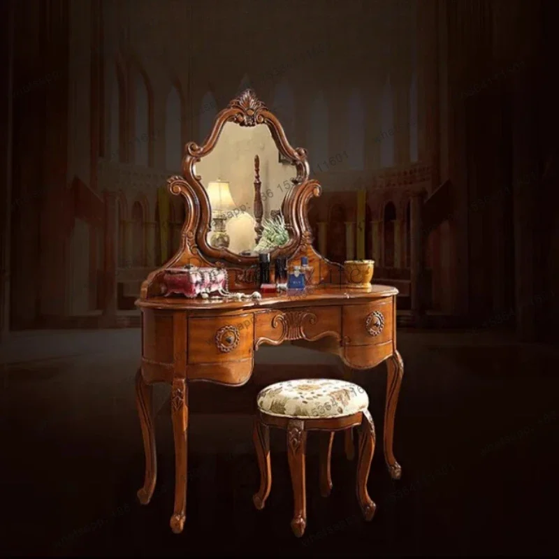 yj9 Brown Storage Vanity Table - Beauty Makeup Vanity Set review and price